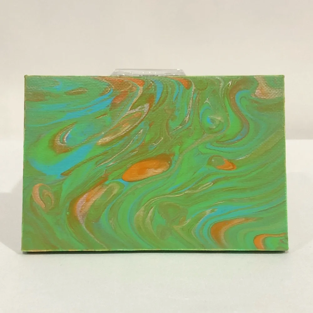 Abstract Acrylic Pour Canvas Art